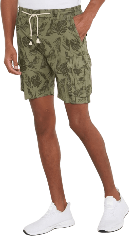 ΒΕΡΜΟΥΔΑ JACK & JONES JJILINEN JJCARGO DEEP LICHEN GREEN JACK&JONES