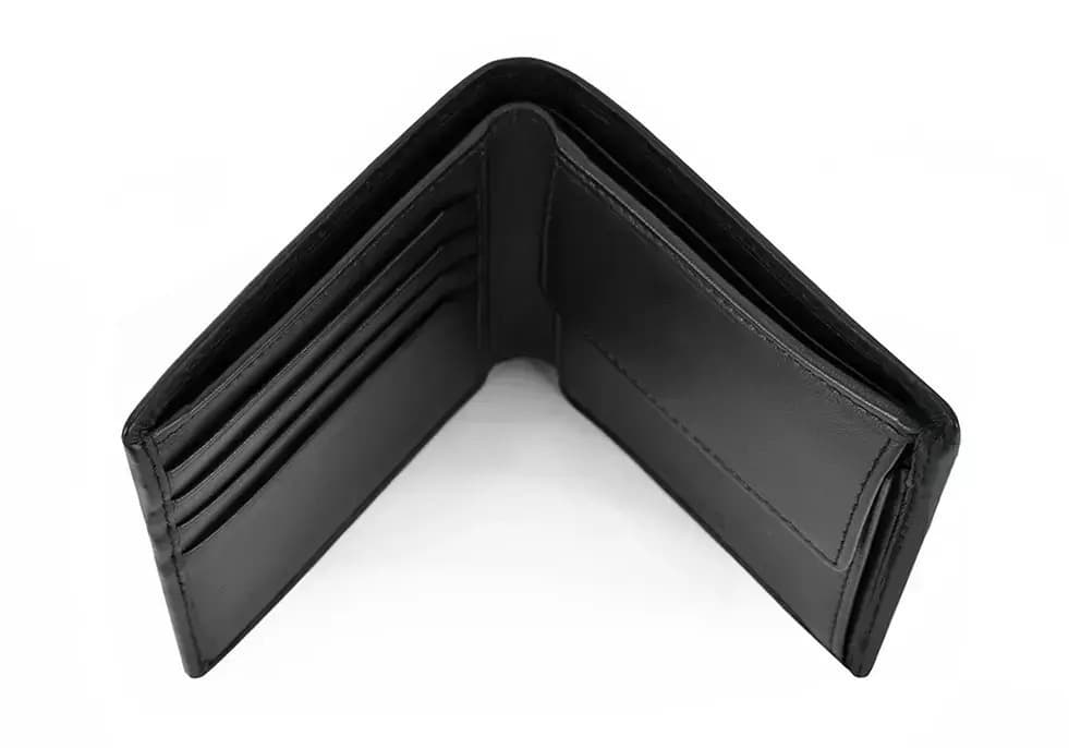 ΠΟΡΤΟΦΟΛΙ HUGO LEATHER TIBBY BLACK HUGO BOSS