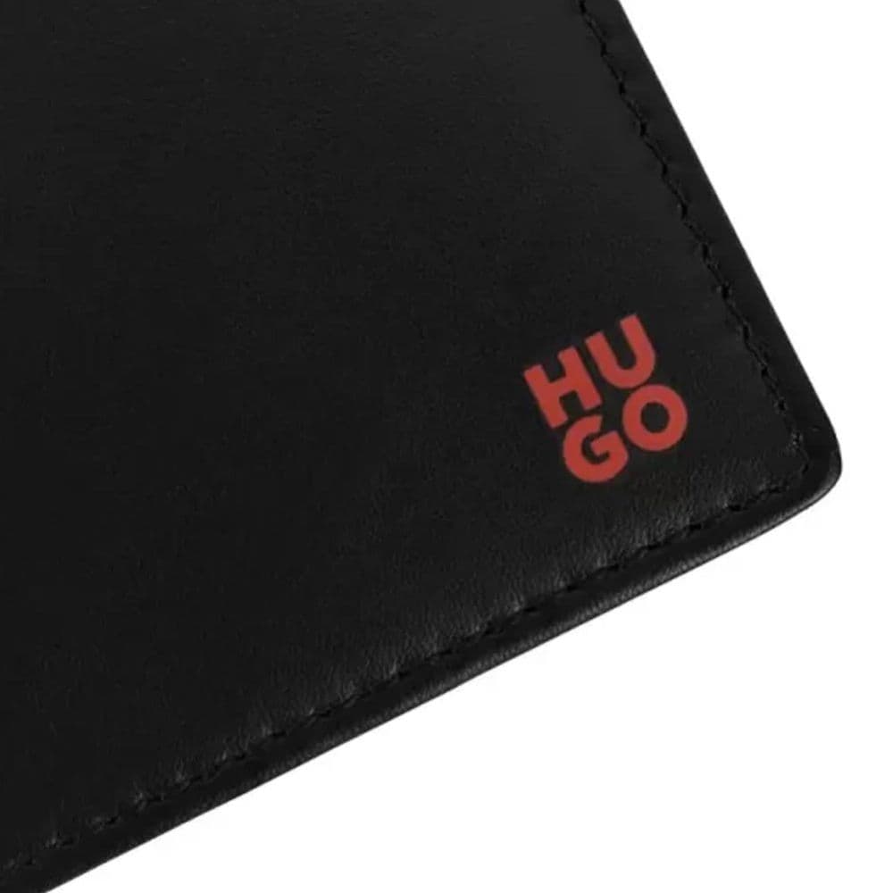 ΠΟΡΤΟΦΟΛΙ HUGO LEATHER TIBBY BLACK HUGO BOSS
