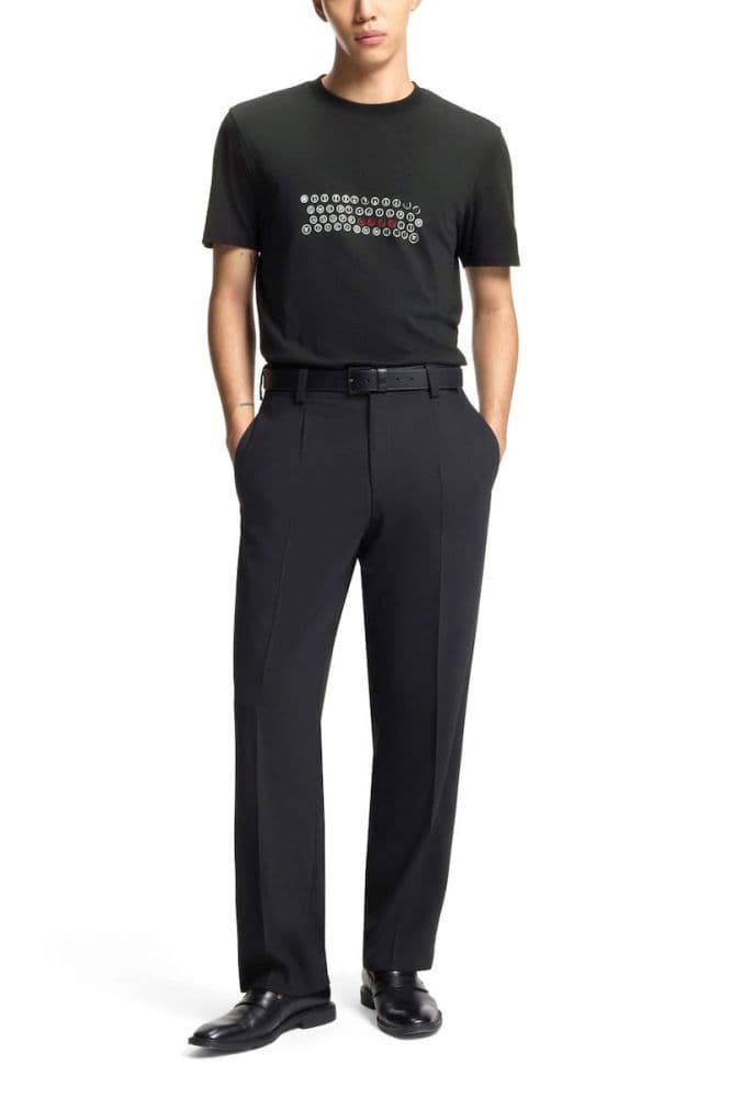 Men's T-Shirts Hugo Boss Black