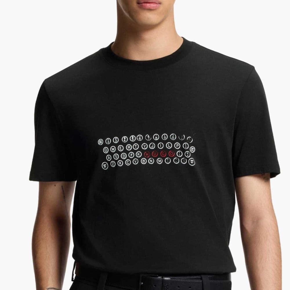Men's T-Shirts Hugo Boss Black