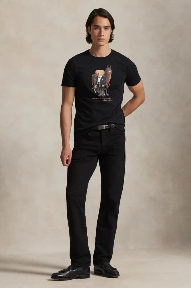 T-SHIRT POLO RALPH LAUREN TEDDY BLACK POLO RALPH LAUREN
