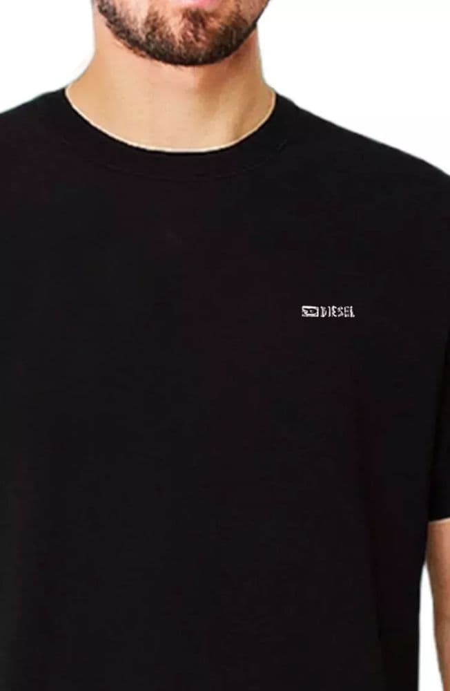 Men's T-Shirts Diesel Black