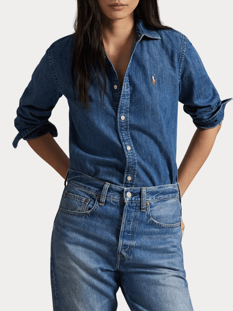 Women's Shirts Polo Ralph Lauren Blue