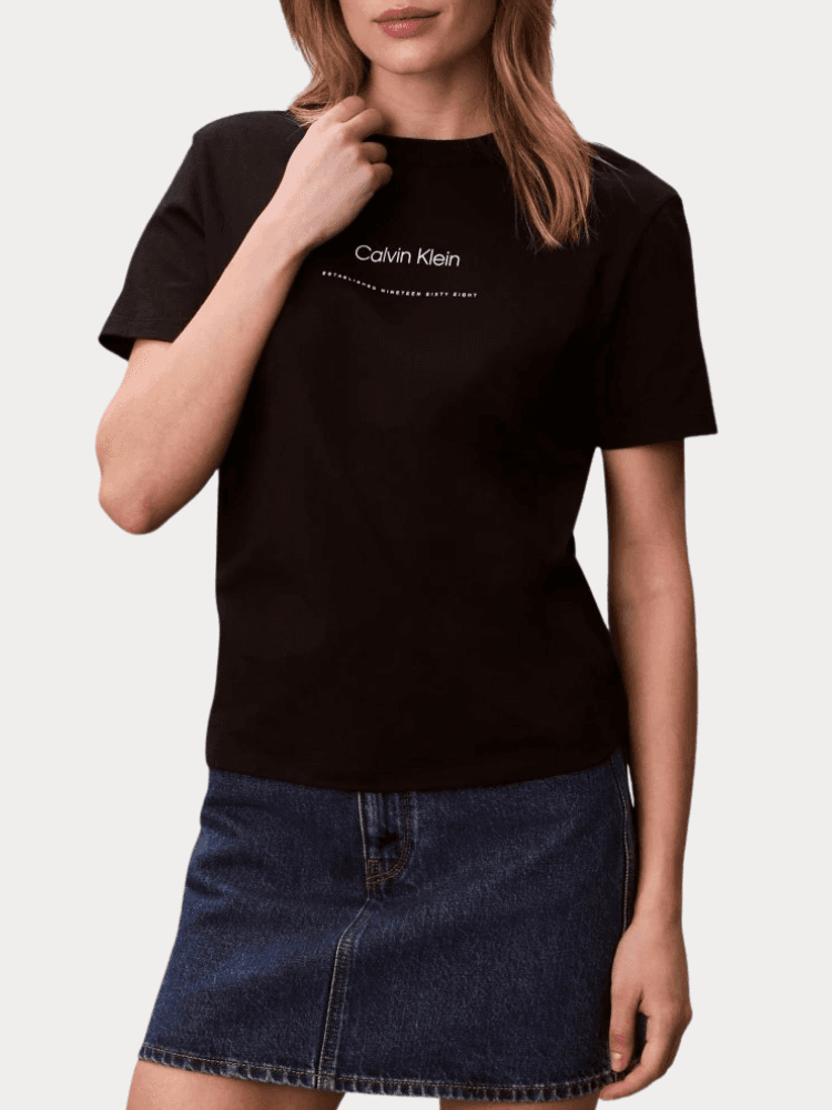 Women's T-Shirts Calvin Klein Black