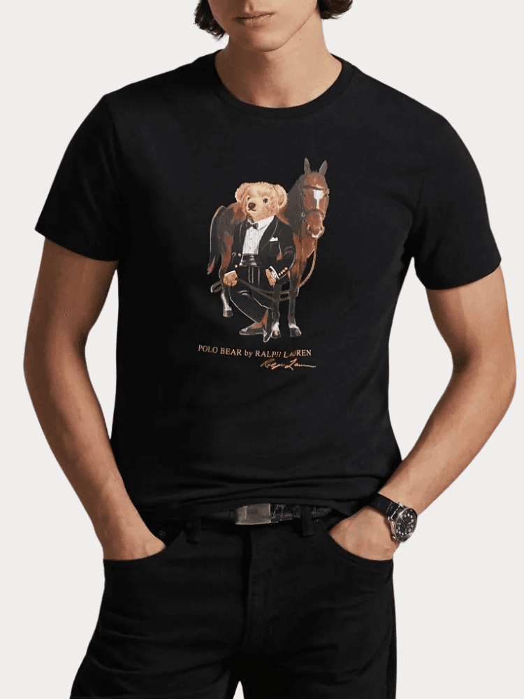 Men's T-Shirts Polo Ralph Lauren Black