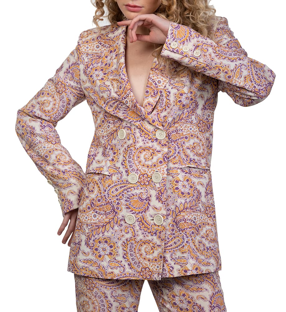 Women's Blazers Cache Cache Purple