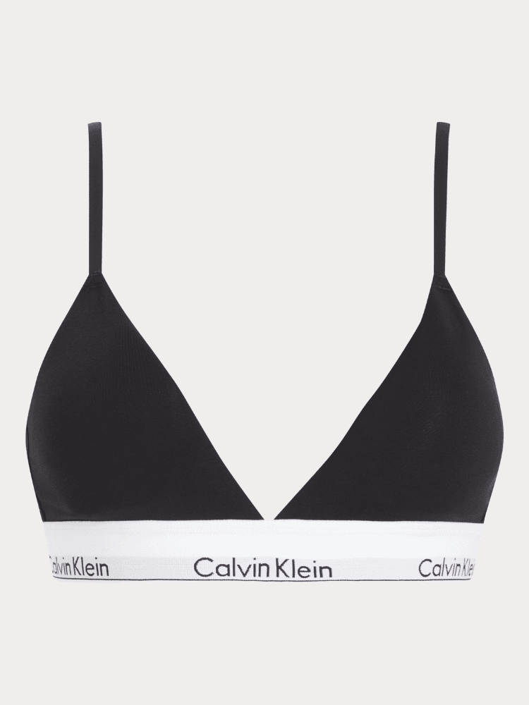 ΕΣΩΡΟΥΧΟ CALVIN KLEIN LIGHTLY LINED TRIANGLE BALCK CALVIN KLEIN