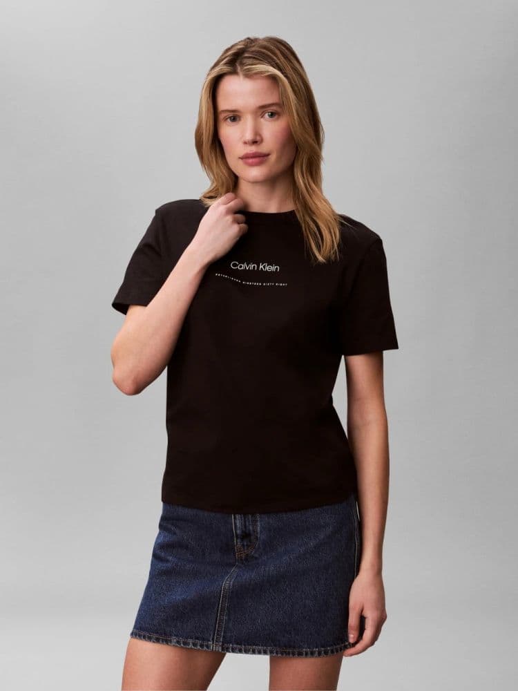 Women's T-Shirts Calvin Klein Black