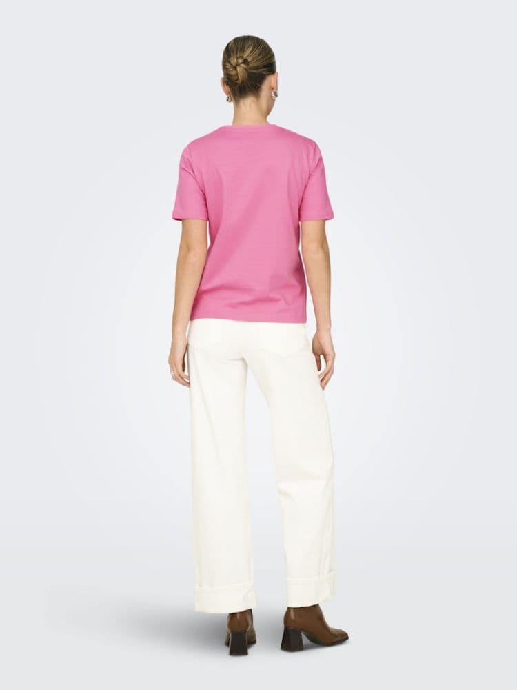 LUXE TOP ONLY FREJA S/S BRIGHT SACHET PINK ONLY