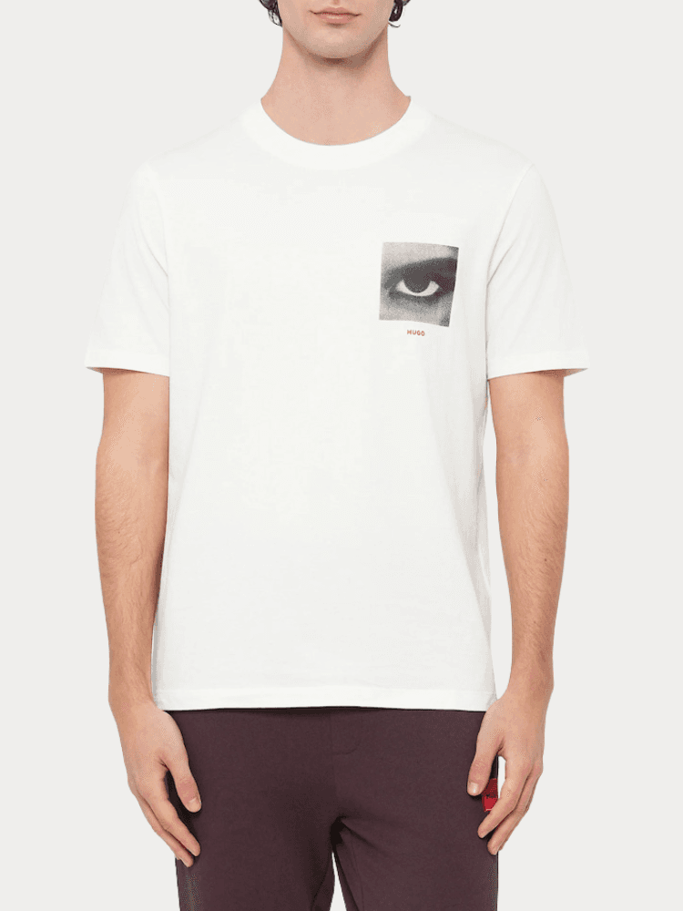 Men's T-Shirts Hugo Boss White