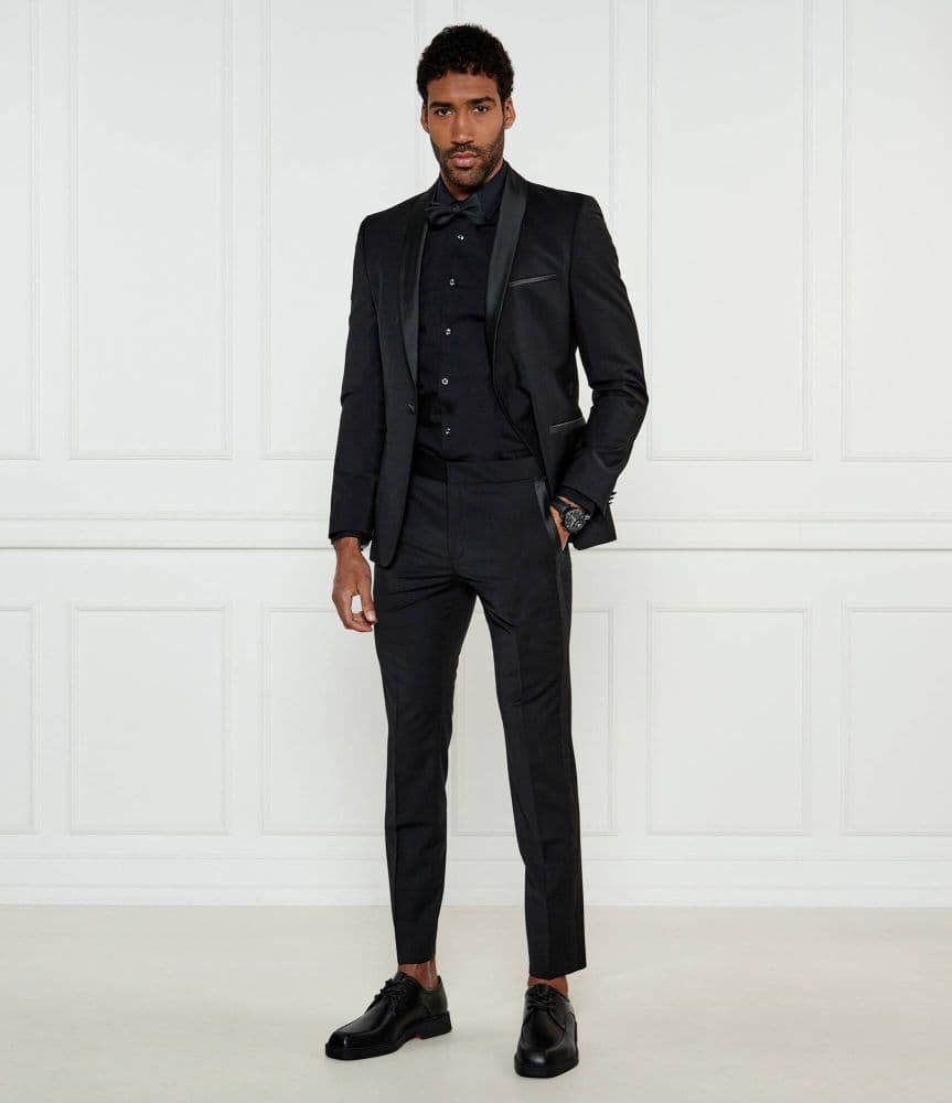 ΠΟΥΚΑΜΙΣΟ HUGO BOSS KOEY BLACK HUGO BOSS