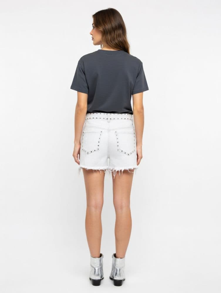 ΤΖΙΝ SHORTS ONLY ONLPACY HW STUDDED DNM WHITE ONLY