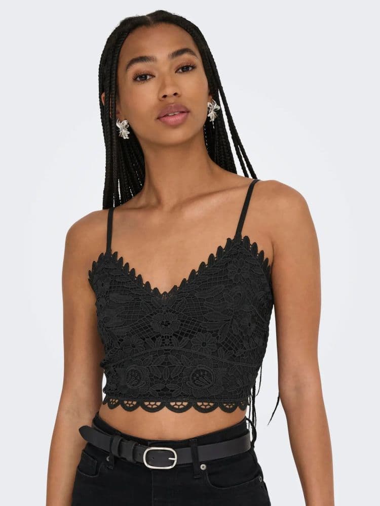 TOP ONLY HONEY STRAP BLACK ONLY