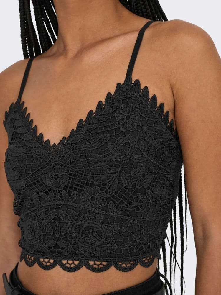 TOP ONLY HONEY STRAP BLACK ONLY