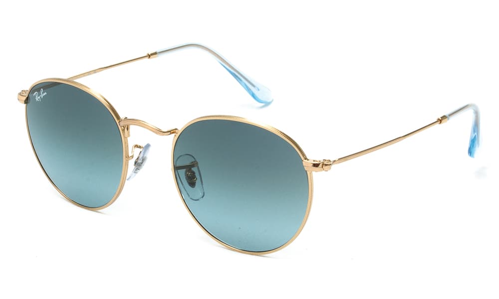 RAY BAN ΓΥΑΛΙΑ ΗΛΙΟΥ RAY BAN ROUND METAL 3447 9196R5 5321 3447 Χρυσό