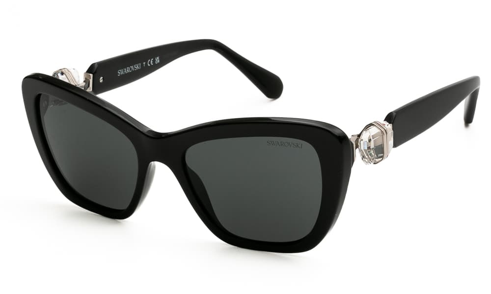 SWAROVSKI ΓΥΑΛΙΑ ΗΛΙΟΥ SWAROVSKI 6018 100187 5218 6018 Μαύρο