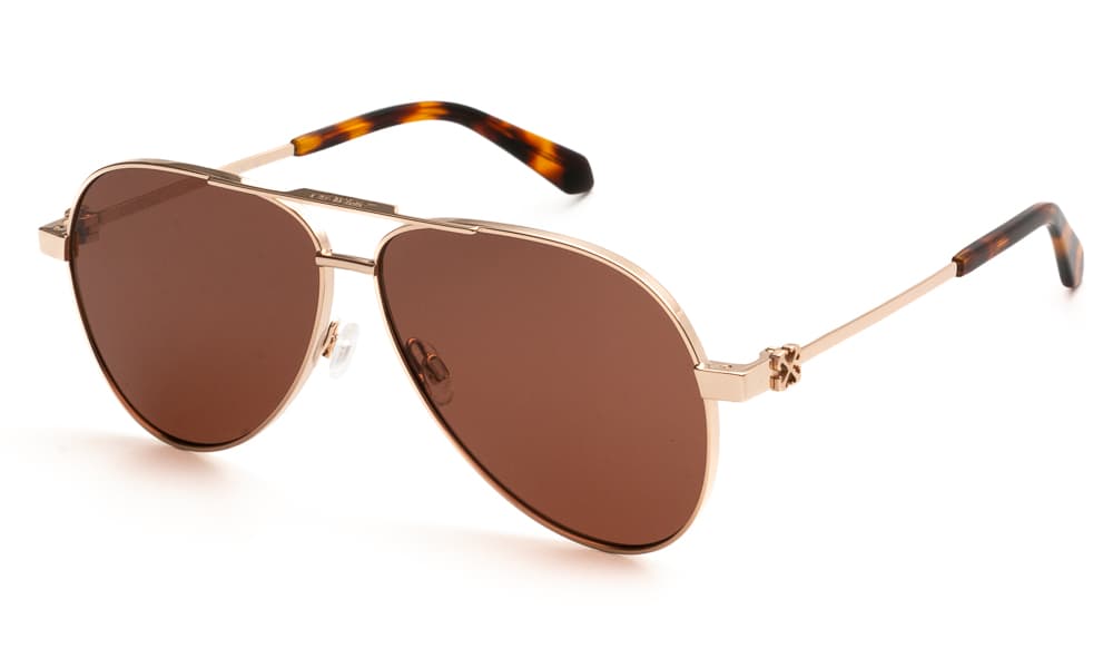 OFF WHITE ΓΥΑΛΙΑ ΗΛΙΟΥ OFF WHITE 122S 7664 6211 122S Χρυσό