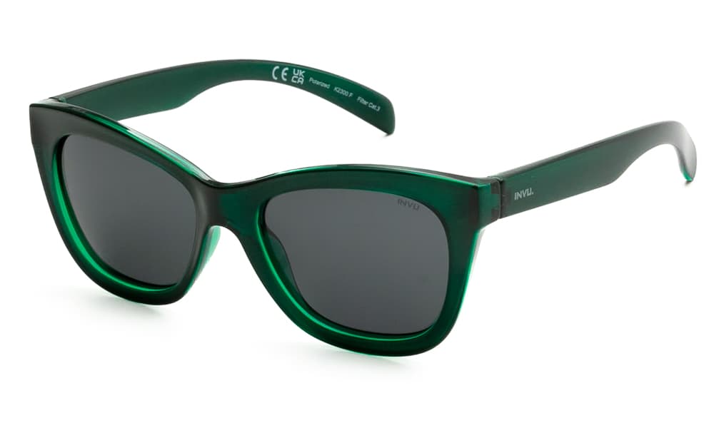 INVU ΓΥΑΛΙΑ ΗΛΙΟΥ INVU JUNIOR K2300 F ONE SIZE K2300 Πράσινο