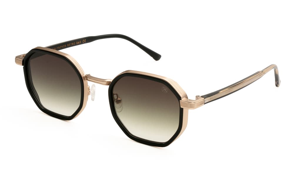 Women's Sunglasses French Retro Black