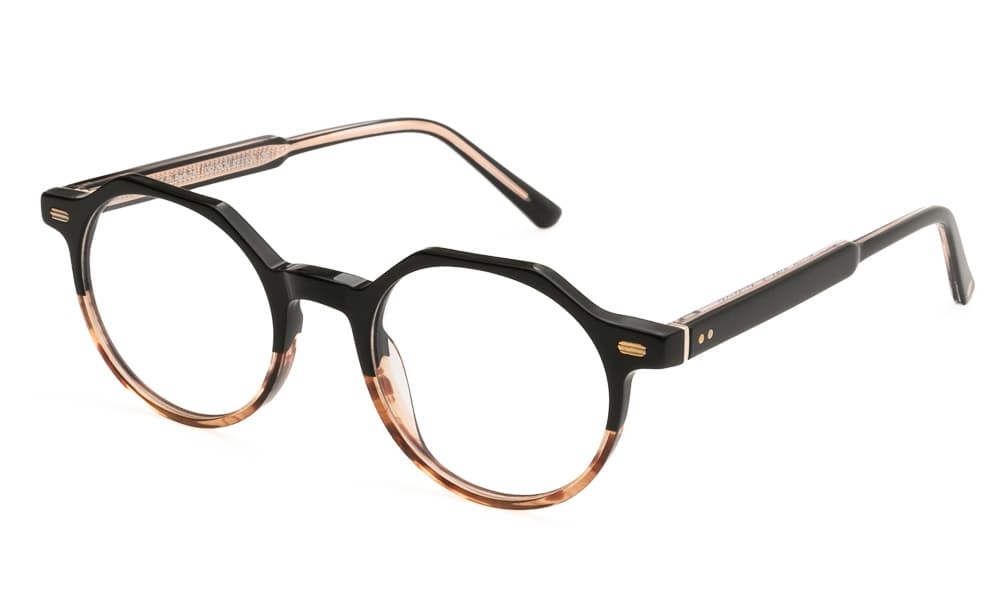 Women's Eyeglasses French Retro Black