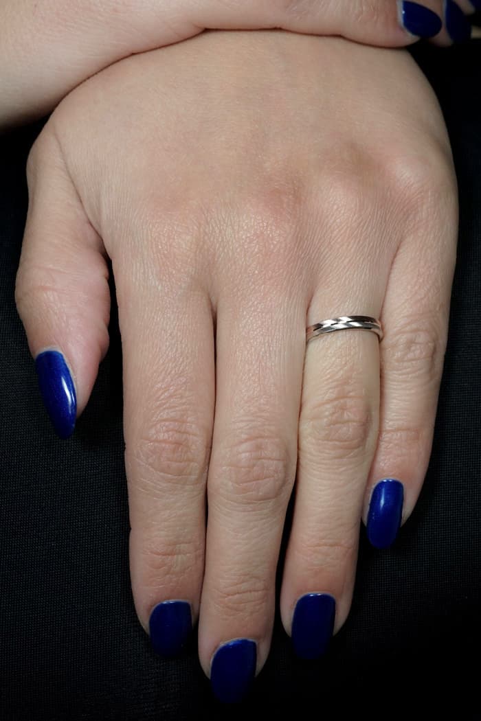 Women's Wedding Bands Gofas Silver