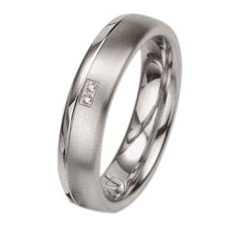 Ασημένια Βέρα Γάμου Breuning με ή χωρίς Πέτρες WRS243 xoris_petra