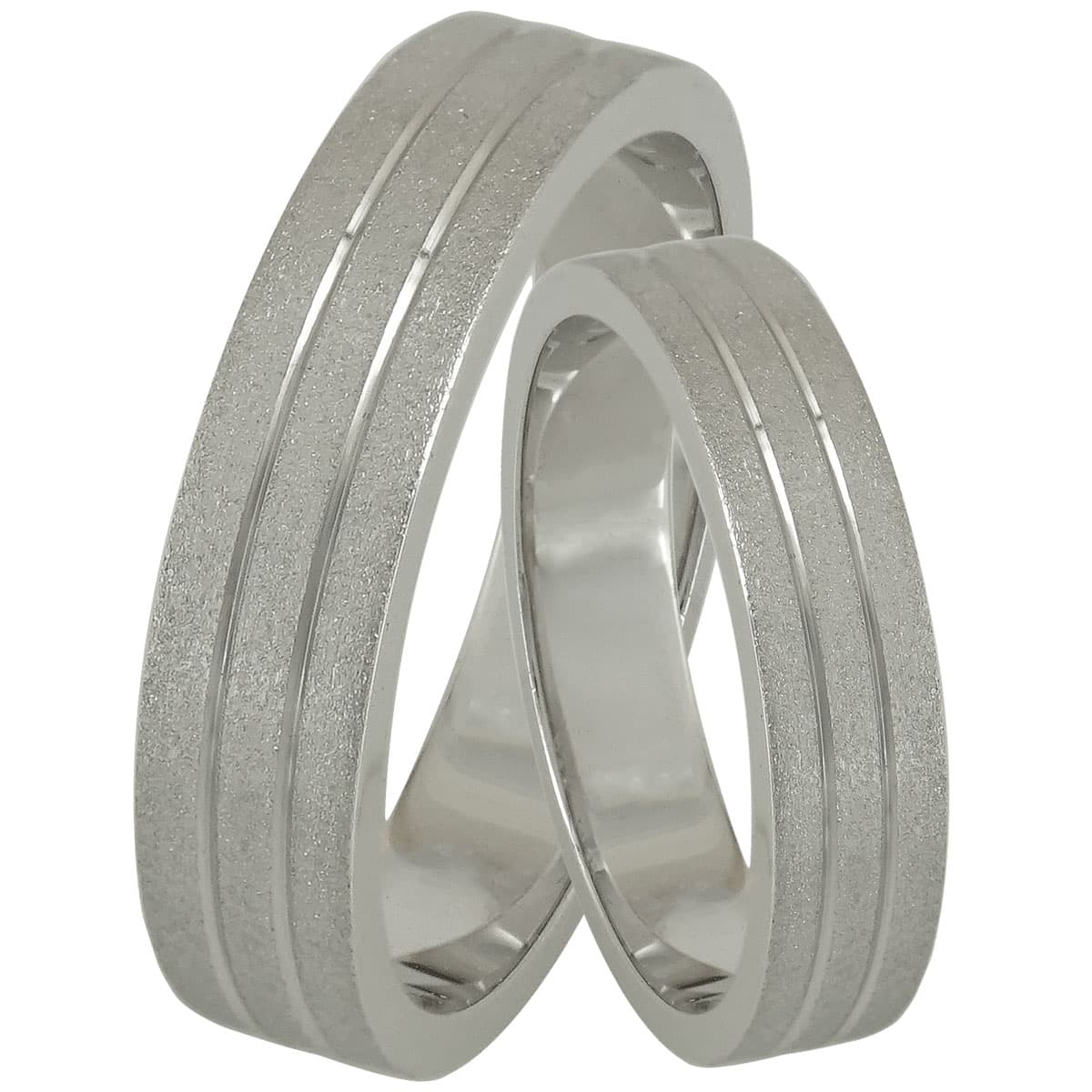 Women's Wedding Bands Gofas Silver