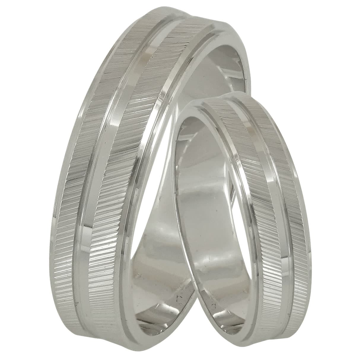 Women's Wedding Bands Gofas Silver