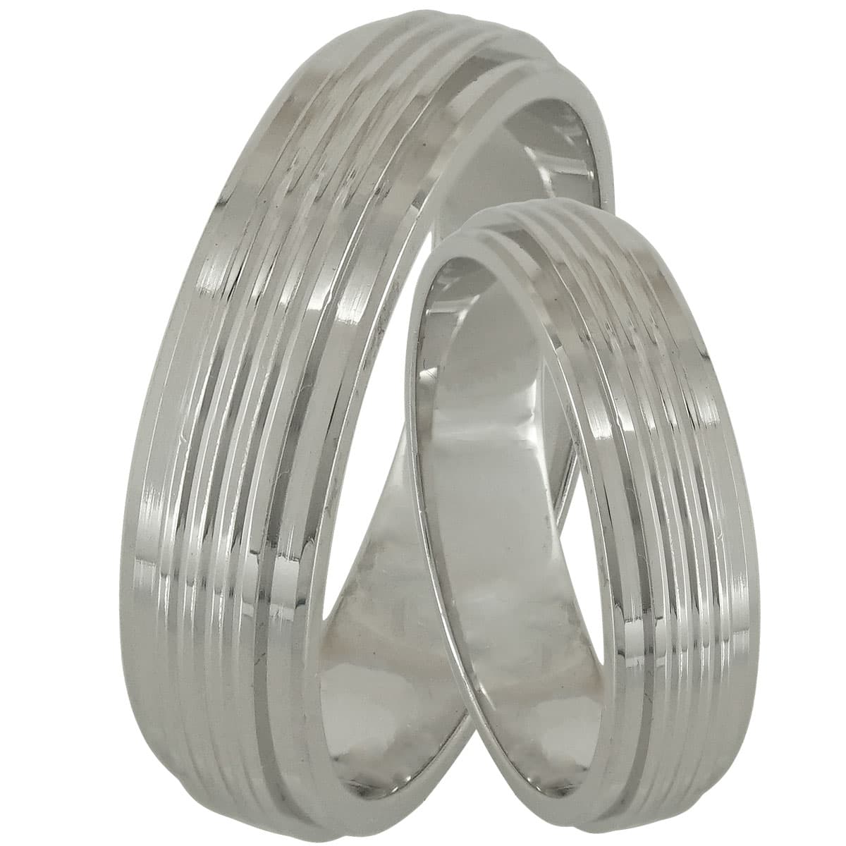 Women's Wedding Bands Gofas Silver