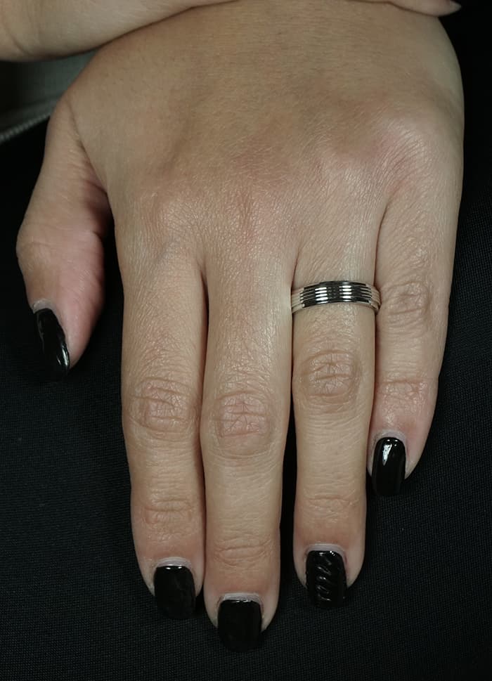 Women's Wedding Bands Gofas Silver