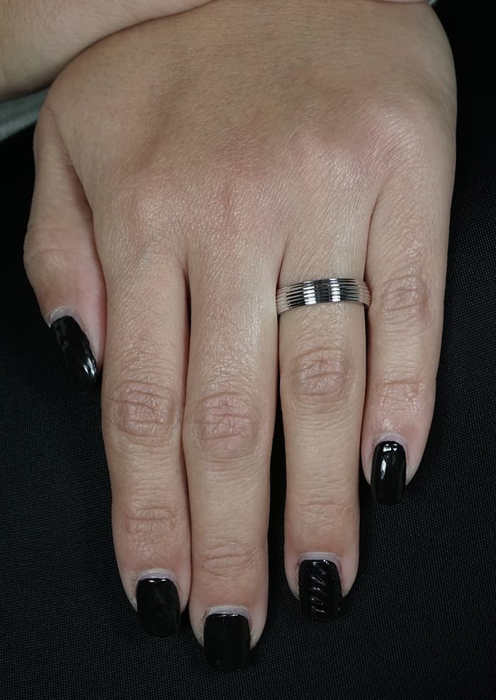 Women's Wedding Bands Gofas Silver