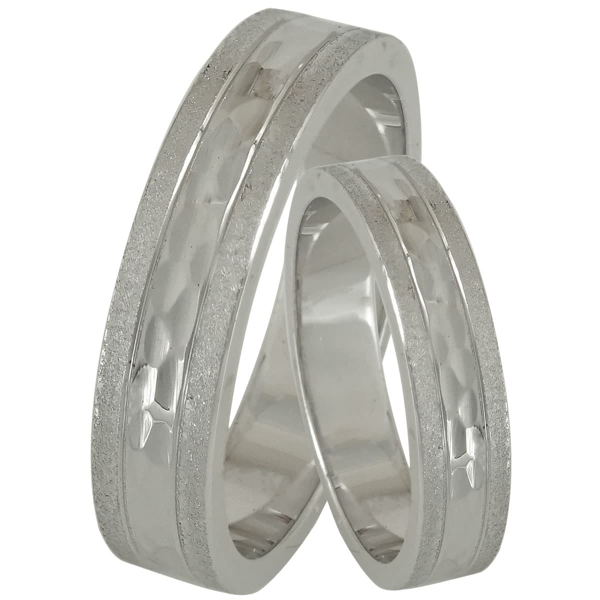 Women's Wedding Bands Gofas Silver