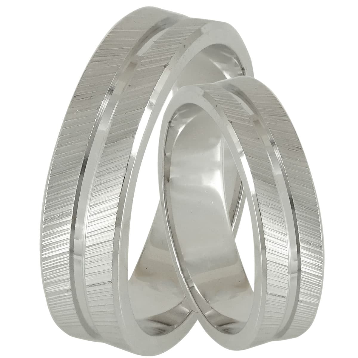 Women's Wedding Bands Gofas Silver