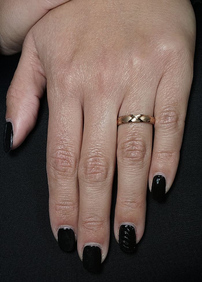 Women's Wedding Bands Gofas Silver