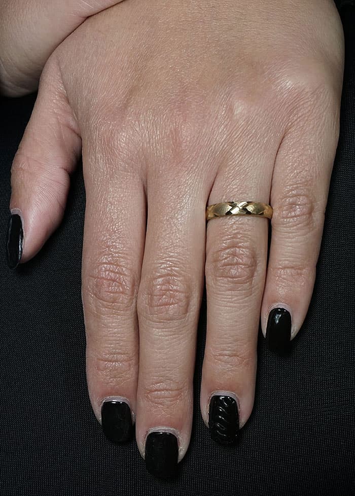 Women's Wedding Bands Gofas Silver