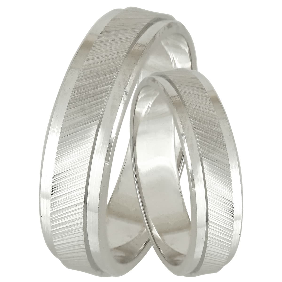 Women's Wedding Bands Gofas Silver