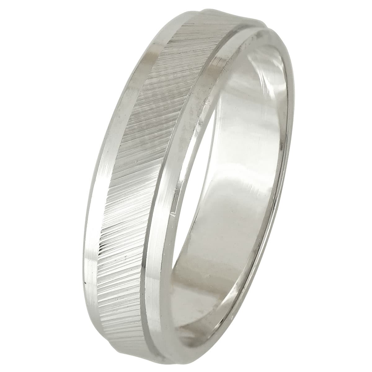 Ασημένια Βέρα Γάμου WRS208W