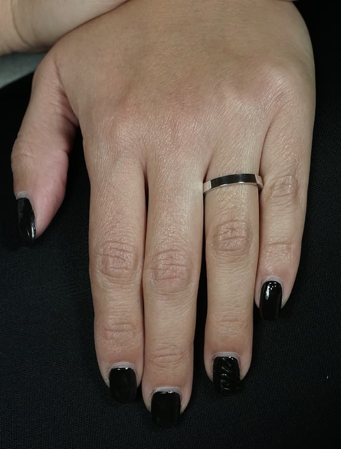 Women's Wedding Bands Gofas Silver