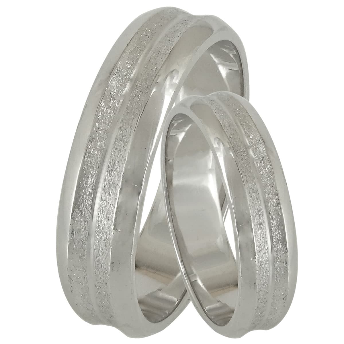 Women's Wedding Bands Gofas Silver