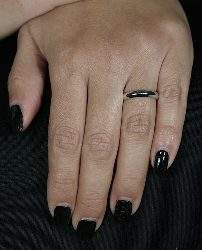 Women's Wedding Bands Gofas Silver