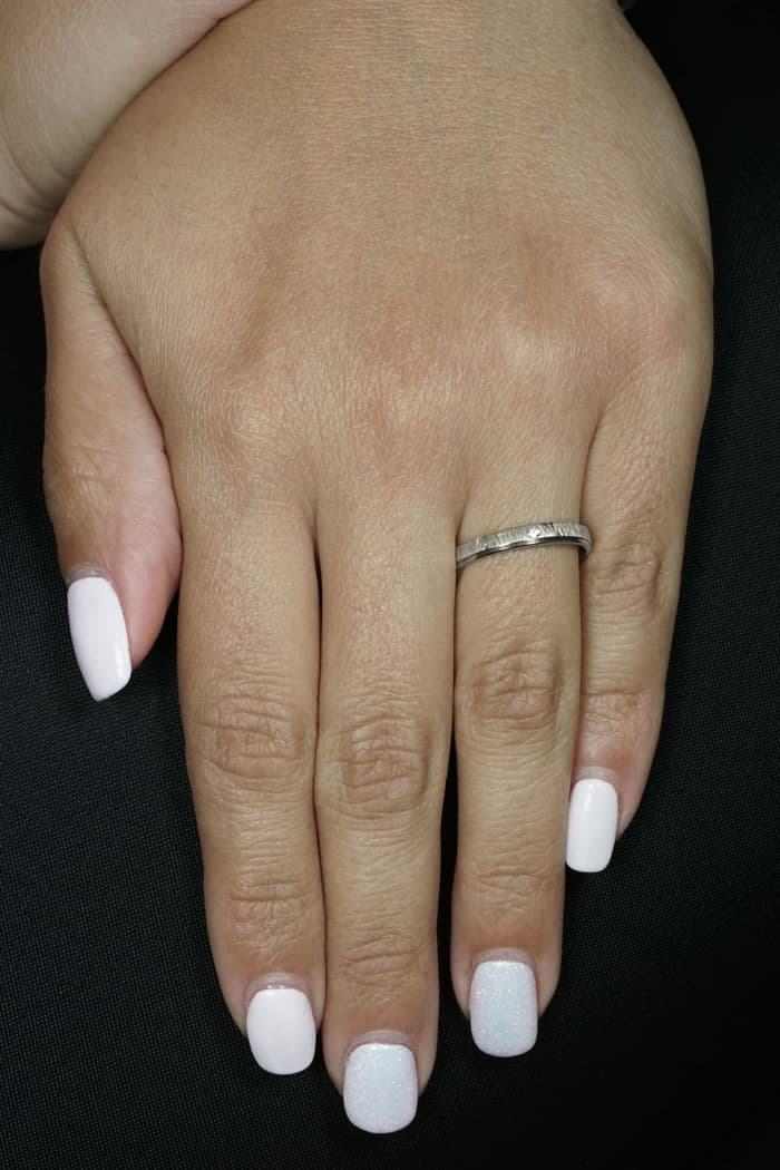 Women's Wedding Bands Gofas Silver