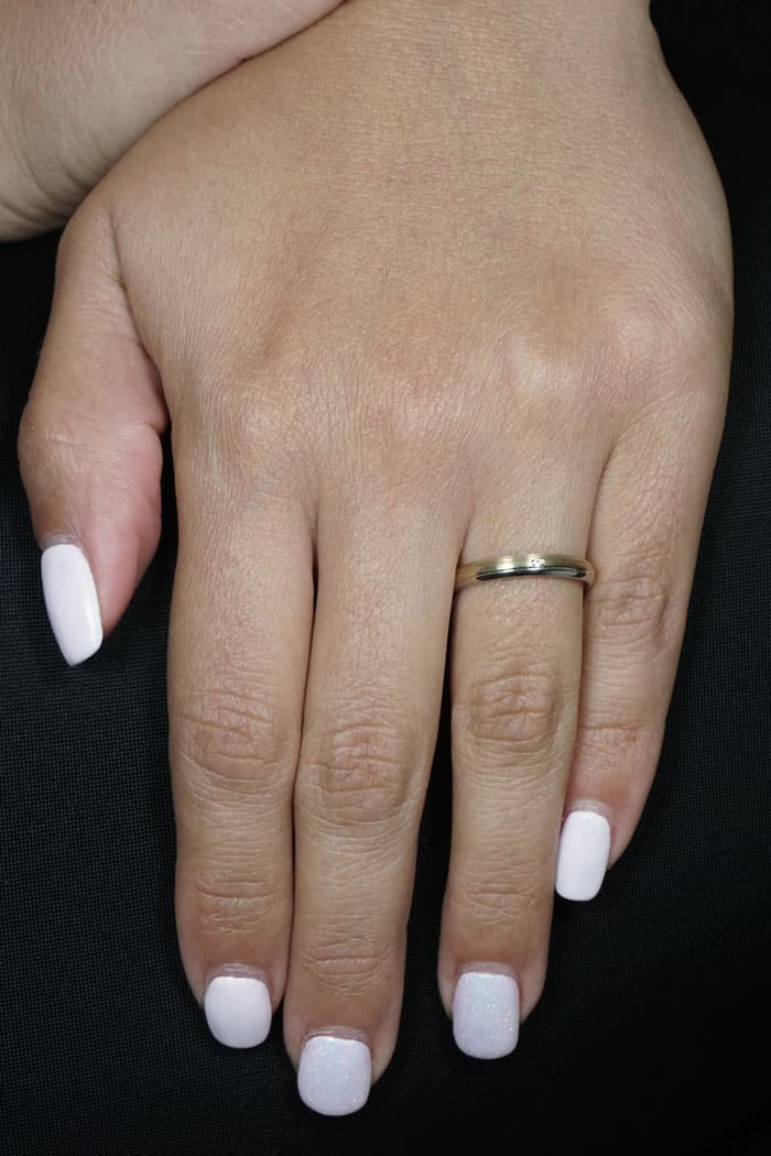 Women's Wedding Bands Gofas Silver