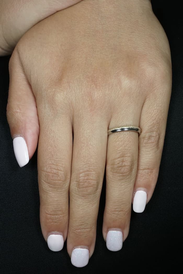 Women's Wedding Bands Gofas Silver