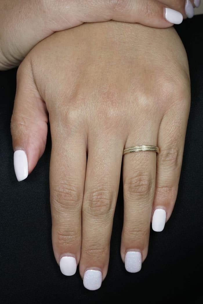 Women's Wedding Bands Gofas Silver