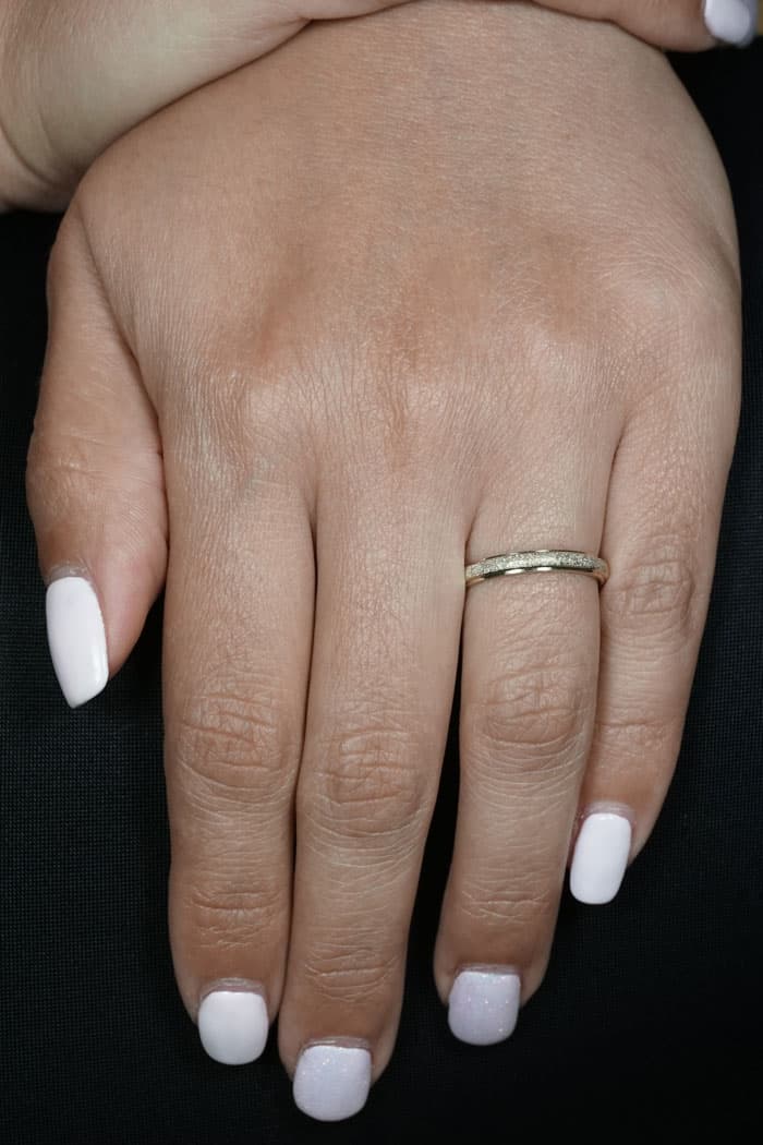 Women's Wedding Bands Gofas Silver