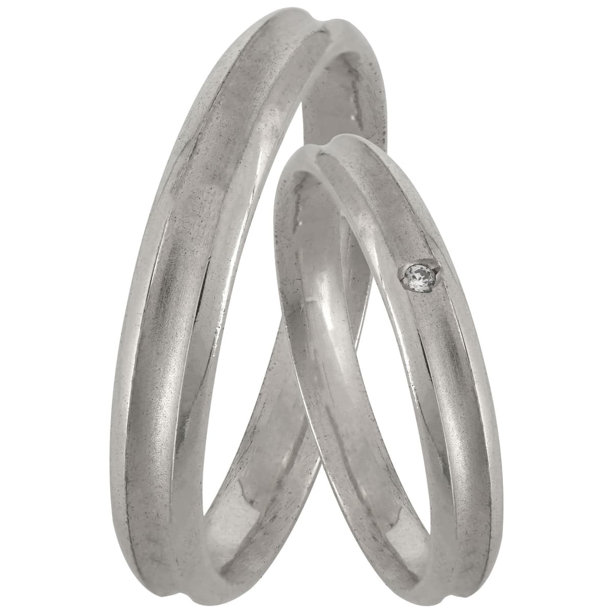 Women's Wedding Bands Gofas Silver
