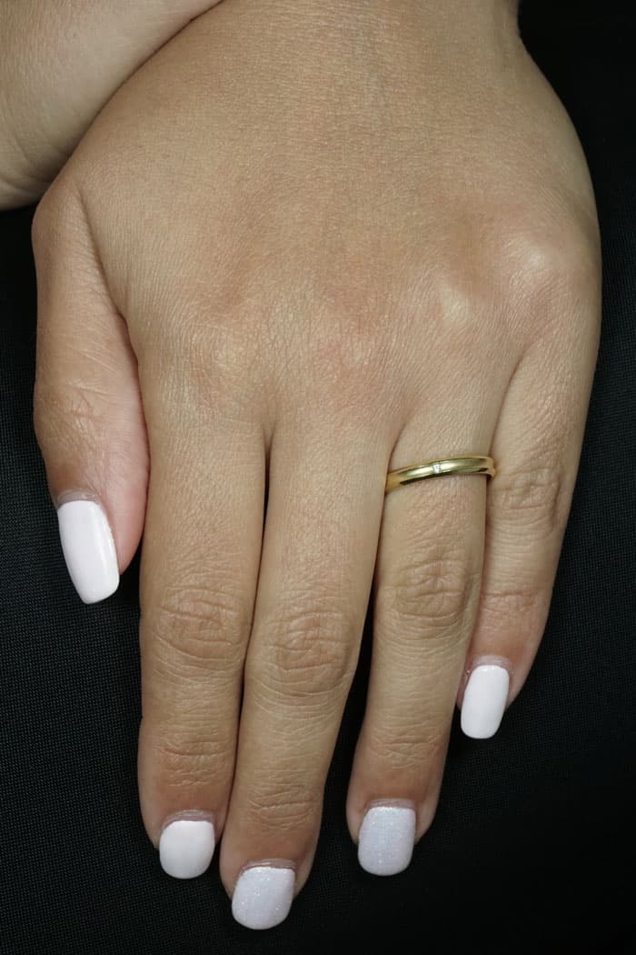 Women's Wedding Bands Gofas Silver