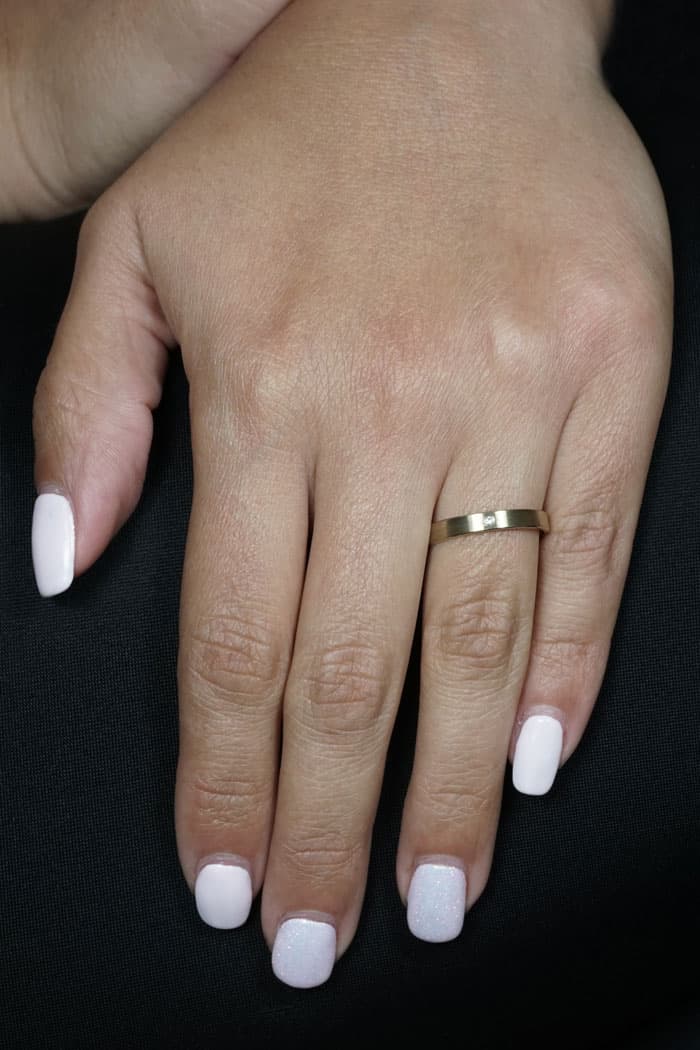 Women's Wedding Bands Gofas Silver