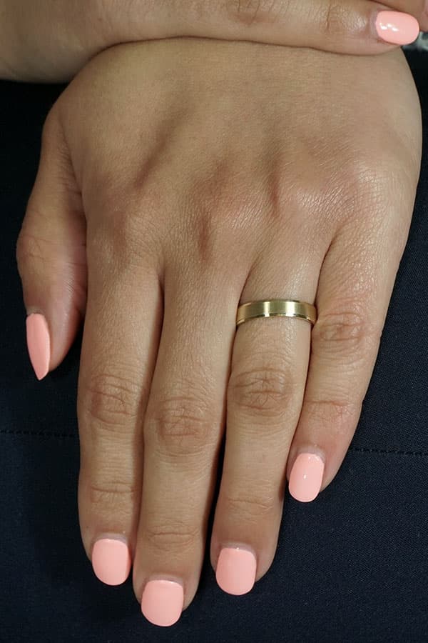 Women's Wedding Bands Gofas Silver